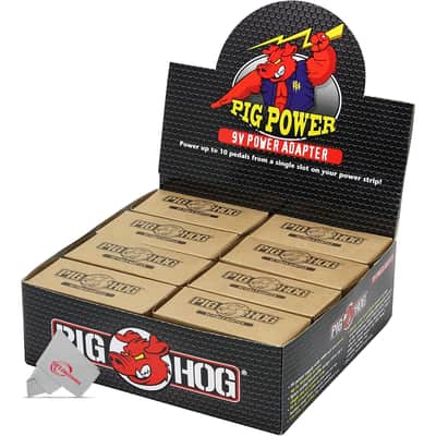 Pig Hog PP9V Pig Power 9V DC 1000ma Power Supply - 8 Units in Display Box image 6