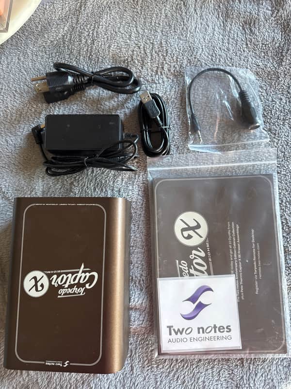 Two Notes Torpedo Captor X SE 8ohm Stereo Reactive Load Box / Attenuator 2020 - Brown image 1