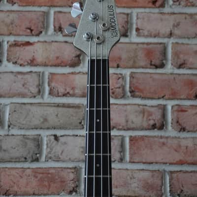 Modulus Funk Unlimited FU4 Flea FB4 Bass 2000 Silver Sparkle Lane Poor Aguilar OPB-1 image 2