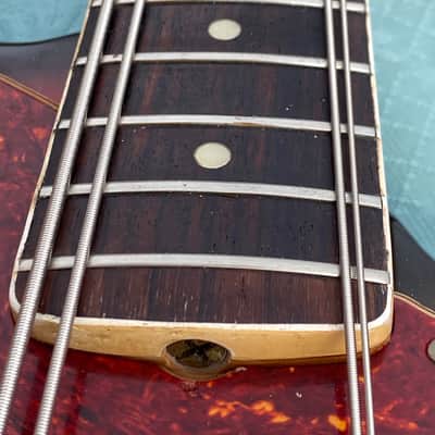 Fender Jazz Bass 1966 - Sunburst Dot/Binding - Super image 10