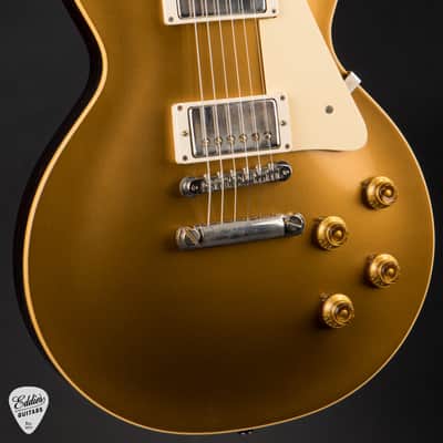Gibson Custom Shop 1957 Les Paul Goldtop Reissue Dark Back VOS Double Gold 9.3 #75829 image 2