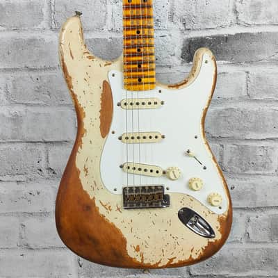 Fender Custom Shop Limited Edition 1956 Stratocaster Super Heavy Relic, Aged India Ivory image 3