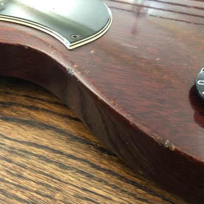 Gibson Left Handed EB-0 1971 Cherry Red with Gibson Gig Bag image 6