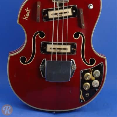 Kent Violin Bass Red