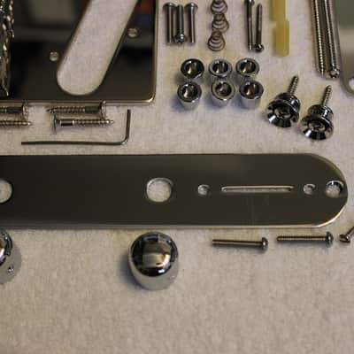 Fender/Gotoh Telecaster Nickel Body Hardware Set Modern GTC202 6-saddle Bridge USA Tele TB-0030-001 image 4
