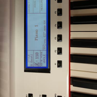 Viscount Maestro Digital Grand Piano 1990's High Gloss White image 5