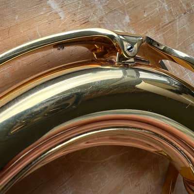 Yamaha Custom F1 Tenor Sax Neck - Gold Plated image 6
