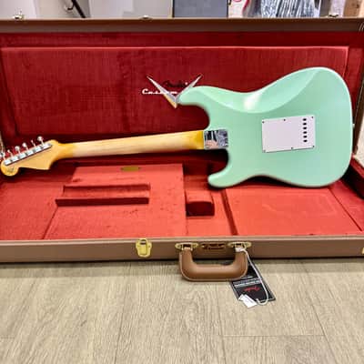 Fender Custom Shop LTD `62 Poblano Stratocaster Journeyman CC Faded Aged Surf Green image 4