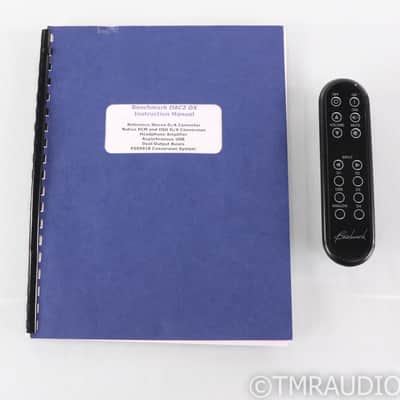 Benchmark DAC2 DX DAC; D/A Converter; Silver; Remote (Re-Manufactured) image 8