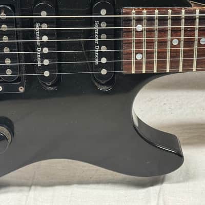 Hamer USA Chaparral Guitar with Case - Black - headstock repaired! image 6