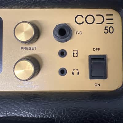 Marshall Code CODE50 50-Watt 1x12" Digital Modeling Guitar Combo 2016 - Present - Black image 3