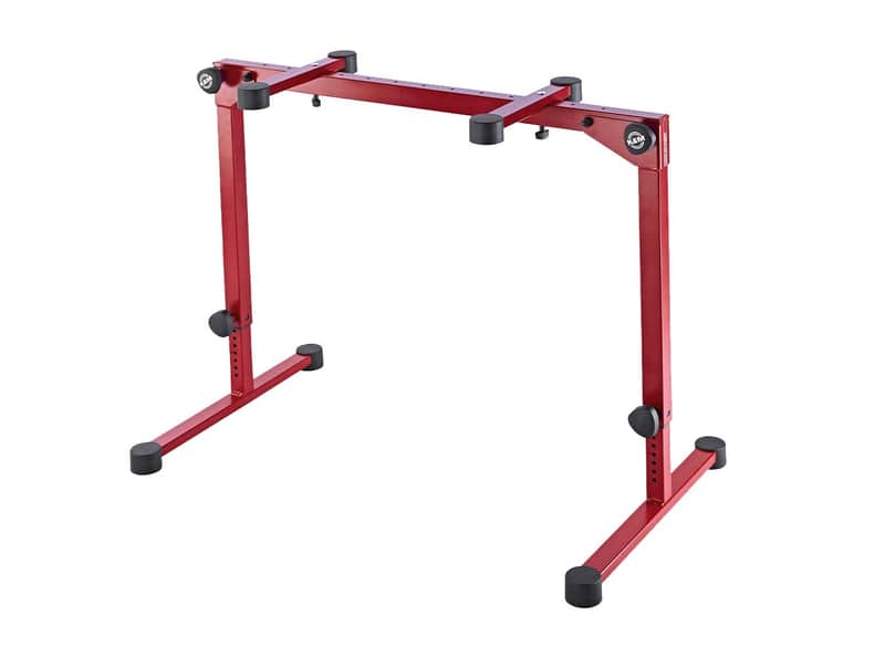 K&M 18820 Omega Pro Table-Style Keyboard Stand (Red) [DEMO] image 1