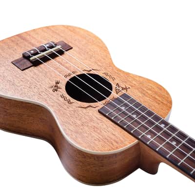 Flight DUC323 Mahogany Concert Ukulele New - mahogany image 5