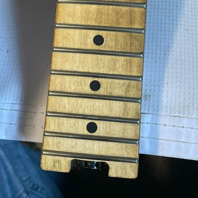 2017 MIM Charvel San Dimas Pro Mod Guitar Neck Floyd Ready 22 Fret Truss Wheel (Heavy Relic Wear) image 15