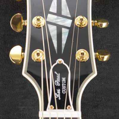 Mint Epiphone IGC Les Paul Custom Ebony w/ Hardshell Case image 3