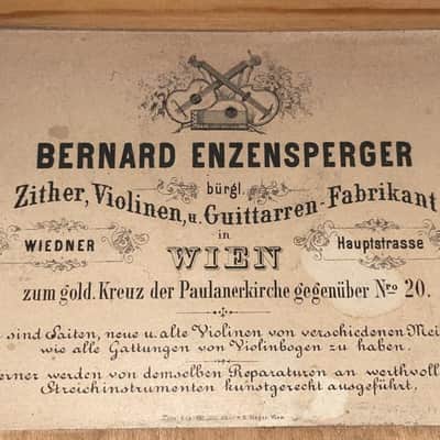Bernard Enzensperger ~1850 excellent romantic guitar by the student of Johann Georg Stauffer + check video image 12