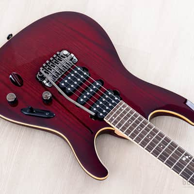 2010 Ibanez Prestige SV5470A HSH Crimson Wine w/ Case image 9