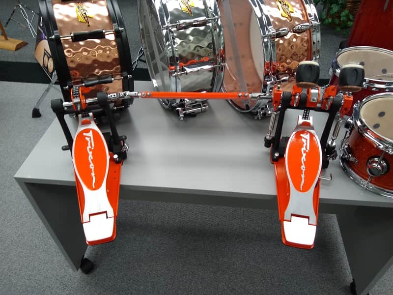 Trixon King Series Double Pedal – Orange image 1