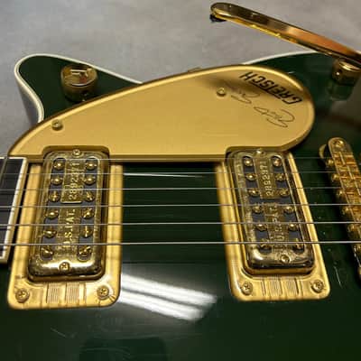 2000 Gretsch G6128TEE Elliot Easton w/Bigsby Cadillac Green w/OHSC image 10
