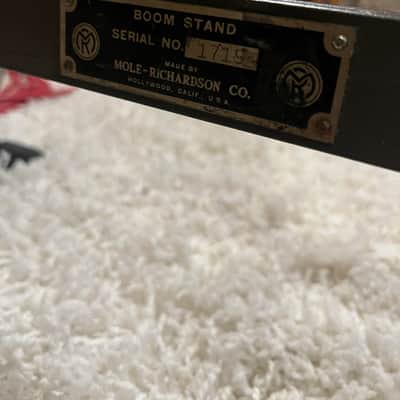 RCA KS3B Mole Richardson Sound Stage Studio Boom Microphone Stand RARE for RCA 44 77 KU3A image 3