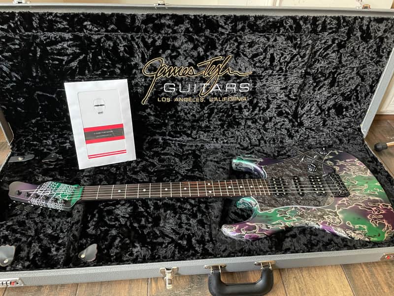 James Tyler USA Studio Elite HD in Alien Guano w/ Matching Painted Neck & Headstock 2020 Alien Guano image 1