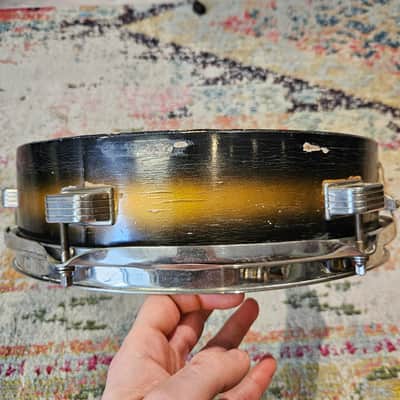 Ludwig No. 905 Jazz Combo 13x3" 6-Lug Piccolo Snare - Black/Gold Duco - Nickel Hardware 1966 image 22