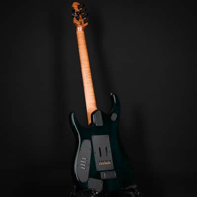 Ernie Ball Music Man JP15 Emerald Glow w/ Roasted Figured Maple Neck *Miami Guitar Exclusive* 2024 (H06726) image 13