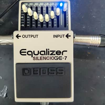 Boss GE-7 Equalizer 'Silencio' Silent Hi Fi Mod 9-18v DC