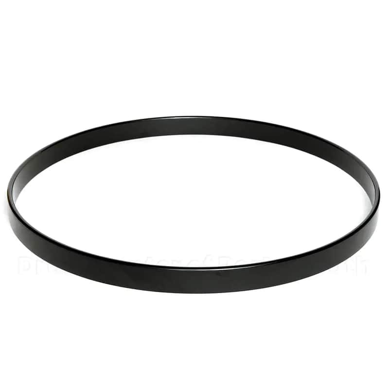 Cardinal Percussion Bass Drum Hoop 24" Black Lacquer, 6-Ply 1.5" Wide image 1
