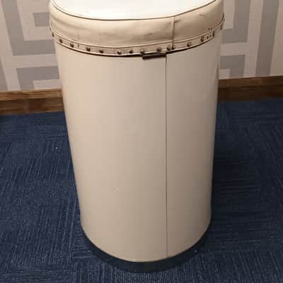 Vintage Slingerland 1970s Cannister Throne in White image 4