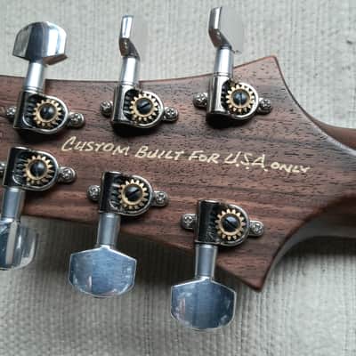 PRS Custom 24 Floyd 10 top 2014 - Black Gold Brazilian Fretboard Wood Library image 9