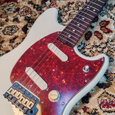 2019 Fender Char Signature Mustang Zicca Limited Edition Olympic White w/ Matching Headstock, Japanese Domestic Only, MIJ Japan image 7
