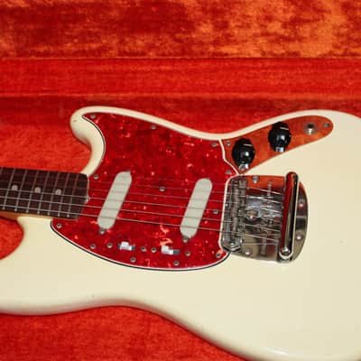 1965 Fender Mustang - Olympic White - Original - OHSC image 2