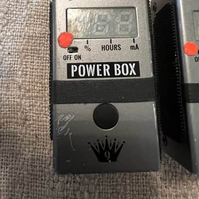 4x Big Joe Stomp Box Company Lithium Rechargeable Power Supply PB-107. Used on tour and signed by Steve Vai image 2