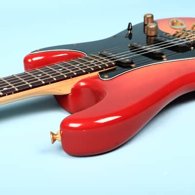 Fender Stratocaster Str-75r Electric Guitar Made in Japan Gold Floyd image 12