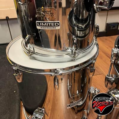 Pearl Export Chrome Mirror 10 12 13 16 16 22 + 1 Cymbal Stand image 6