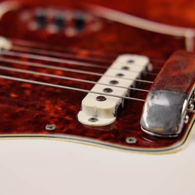 1963 Fender Jaguar Olympic White with Matching Headstock image 23