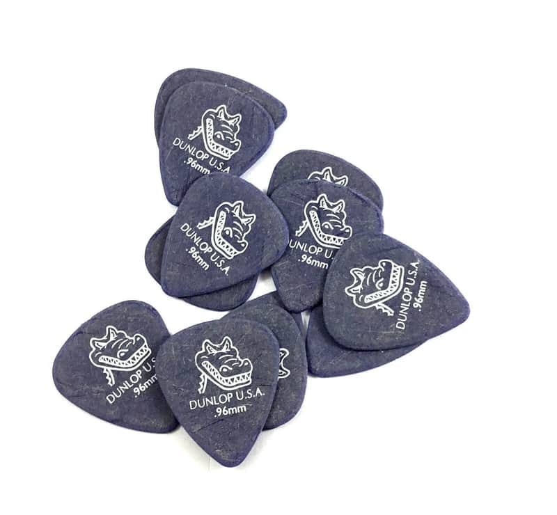 Dunlop Guitar Picks 12 Pack Gator Grip .96mm Heavy - (417P.96) image 1