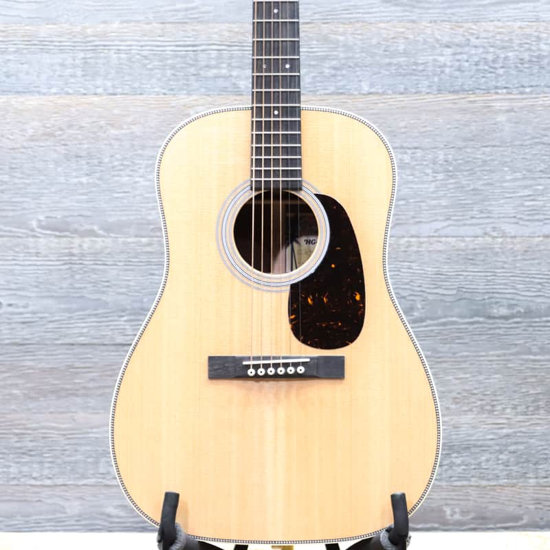Martin O'ahu HG-28 Solid Flamed Hawaiian Koa HG-14 Fret Acoustic Guitar w/Bag image 1