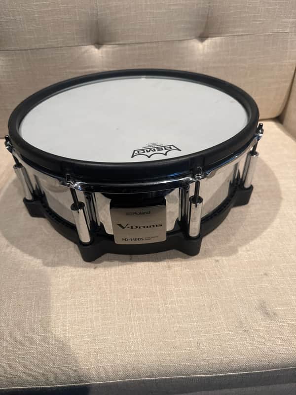 Roland PD-140DS V-Pad 14" Mesh Snare Drum Pad 2010s - Chrome/Black image 1