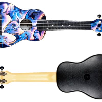 Flight TUS40 Graffiti Travel Soprano Ukulele New - Graffiti image 13