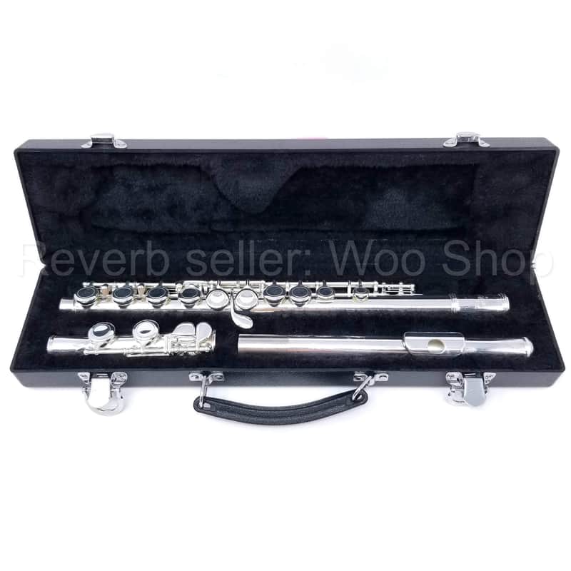 Antigua Vosi Student Closed Hole Silver-plated FLUTE # FL2110 w/ Hard Carry Case image 1