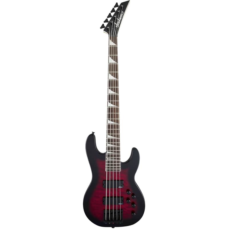 Jackson JS Series JS3VQ 5-String Concert Bass with Amaranth Fretboard image 1