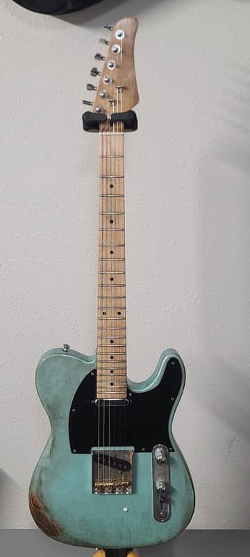 Turquoise Telecaster /. T-style Relic Telecaster 2020 - Turquoise image 1