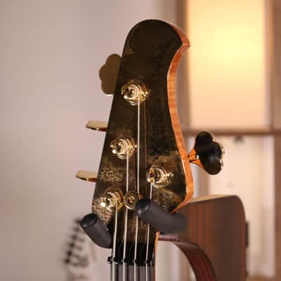 MusicMan StingRay 50th Anniversary - Ebony Fingerboard, Molten Gold image 10