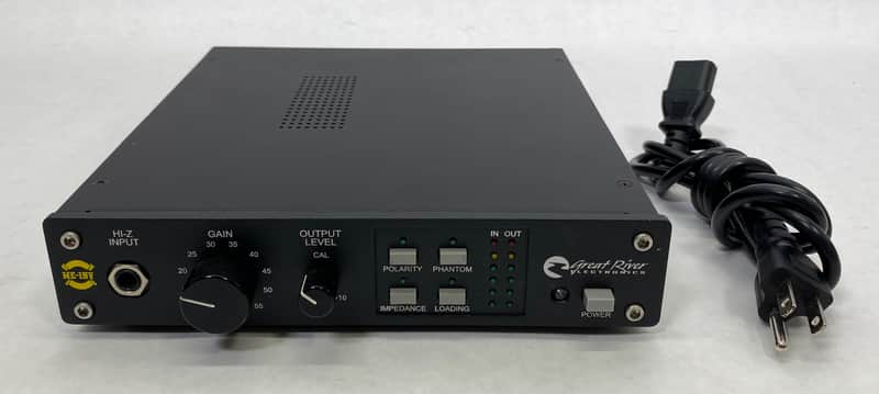 Great River Electronics ME-1NV Mic Preamp 2000s - Black image 1