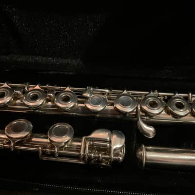Armstrong 103 Open Hole - Silverplated Flute with New Pads/Case image 2