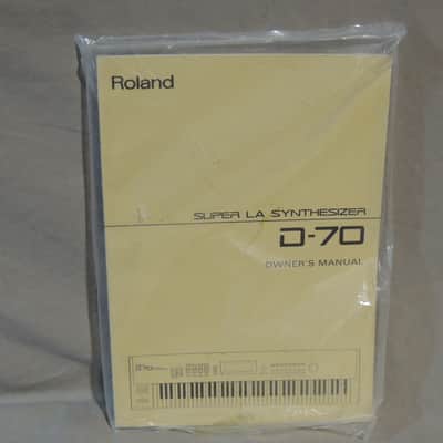 Roland D-70 Original Owners Manual new old stock [Three Wave Music]