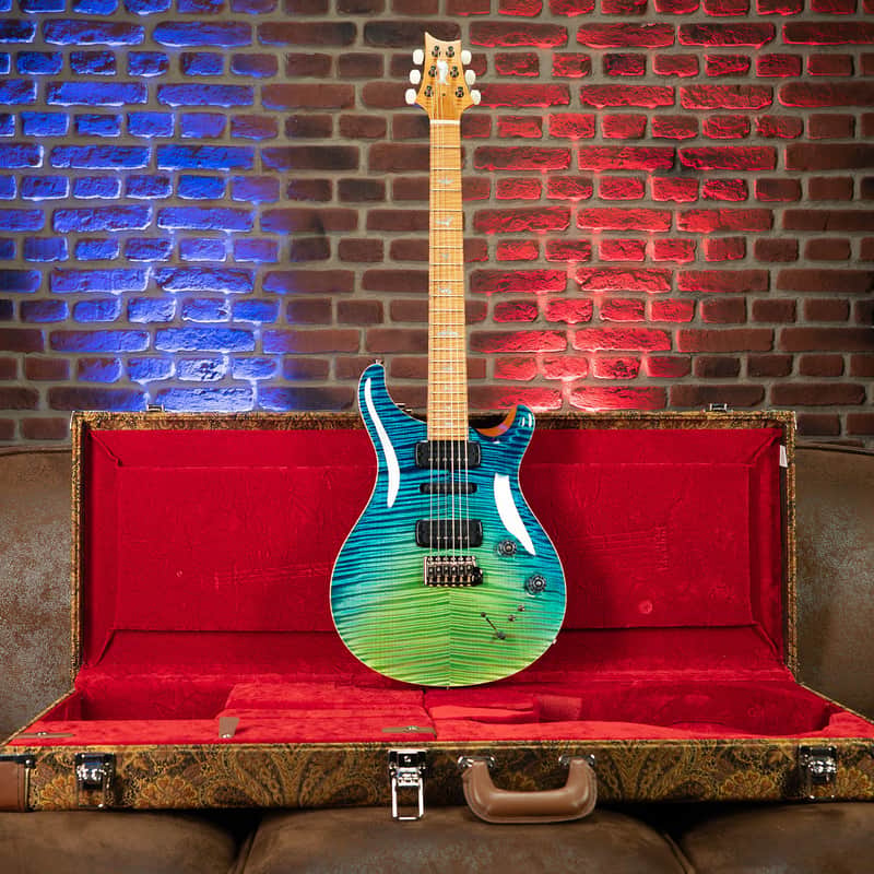 PRS Private Stock #10350 Modern Eagle V LUMINLAY LTD Laguna Dragons Breath image 1