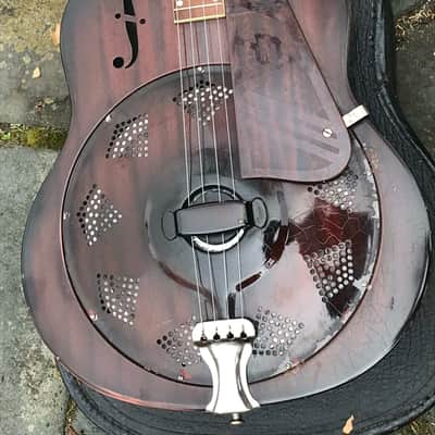 1937 National Triolian Resophonic Steel body Tenor image 21